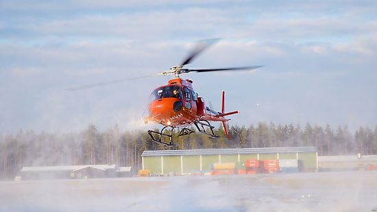 Østnes Helicopters | Testflyvning